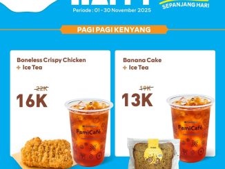 Promo FamilyMart Sarapan Pagi-Pagi Kenyang mulai Rp. 13.000 tersedia di seluruh outlet FamilyMart