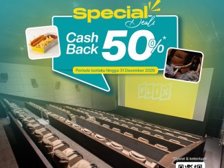Promo FLIX Cinema AGI Spesial Cashback hingga 50% untuk pembayaran QRIS via agi digital app