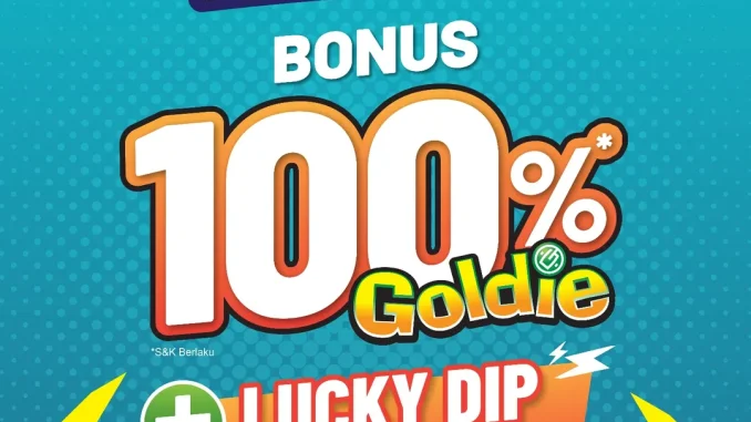 Promo Funworld SePeSer Duo Bonus 100% Goldie dengan double Goldie dan Lucky Dip seru