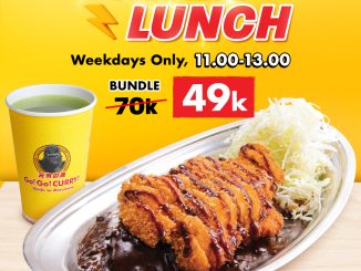 Promo Go! Go! CURRY Power Lunch Menu Katsu Rp.49.000 paket makan siang lengkap