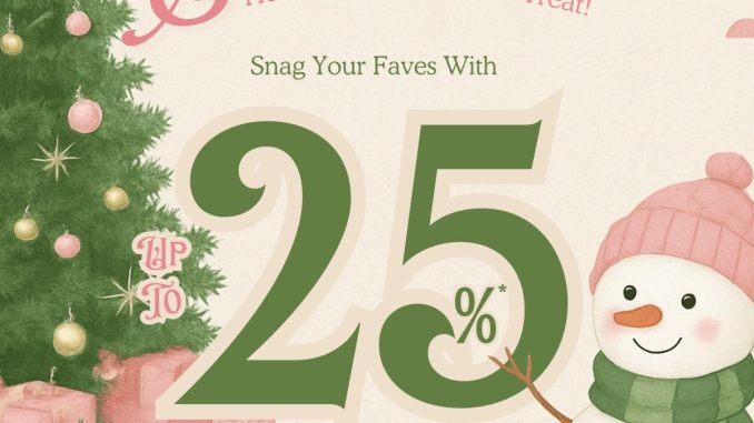 Promo GOSH Christmas Sale diskon hingga 25% di seluruh store GOSH periode 19–25 Desember 2025