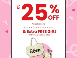 Promo Gosh Shoes Valentine Diskon 25% dengan hadiah belanja