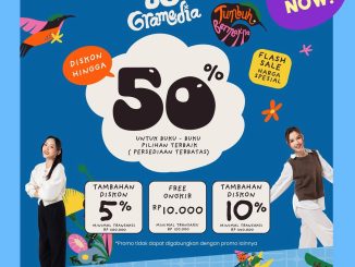 Promo Gramedia ulang tahun diskon buku hingga 50% di Gramedia.com