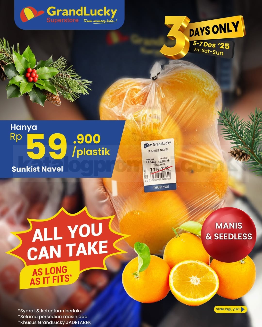 Promo GRAND LUCKY JSM 05-07 DESEMBER 2025 Promo GRAND LUCKY JSM 05-07 DESEMBER 2025