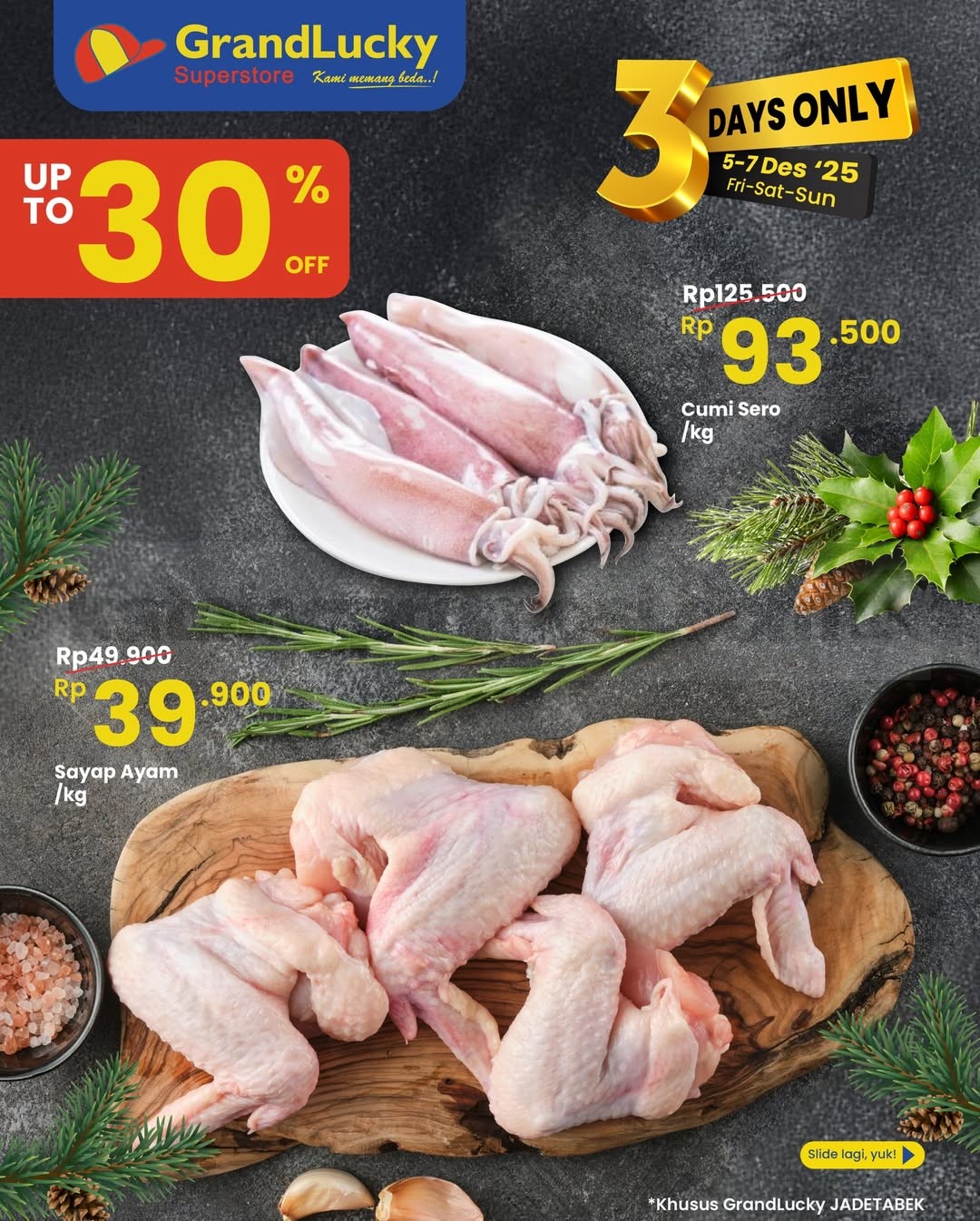 Promo GRAND LUCKY JSM 05-07 DESEMBER 2025 Promo GRAND LUCKY JSM 05-07 DESEMBER 2025 3