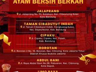 Promo Grand Opening Ayam Bersih Berkah Buy 1 Get 1 dengan periode promo dan daftar outlet baru