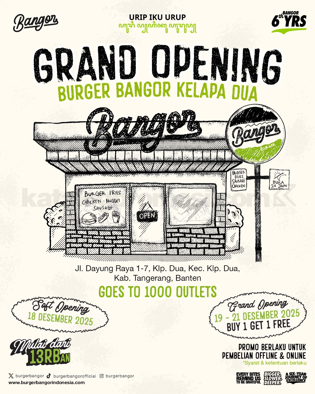 Promo Grand Opening Burger Bangor Buy 1 Get 1 Free Promo Grand Opening Burger Bangor Buy 1 Get 1 Free Australian Beef