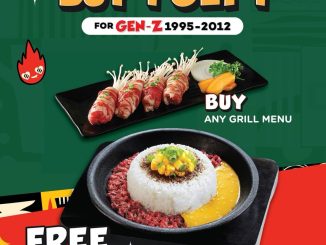 Promo Grillman Buy 1 Get 1 untuk Gen Z dengan bonus Minced Beef & Egg Pepper Rice