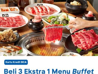 Promo Gyu-Kaku BCA Beli 3 Ekstra 1 Menu Buffet gratis 1 pax 8–10 Desember 2025
