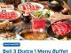 Promo Gyu-Kaku BCA Beli 3 Ekstra 1 Menu Buffet gratis 1 pax 8–10 Desember 2025