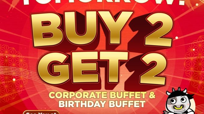 Promo Gyu-Kaku Niku Month Buy 2 Get 2 Corporate & Birthday Buffet dengan benefit gratis 2 pax di dua lokasi