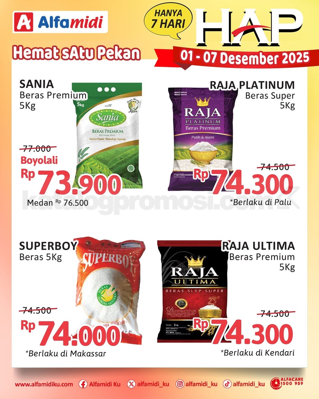 Promo HAP ALFAMIDI periode 01-07 Desember 2025 Promo HAP ALFAMIDI periode 01-07 Desember 2025 2