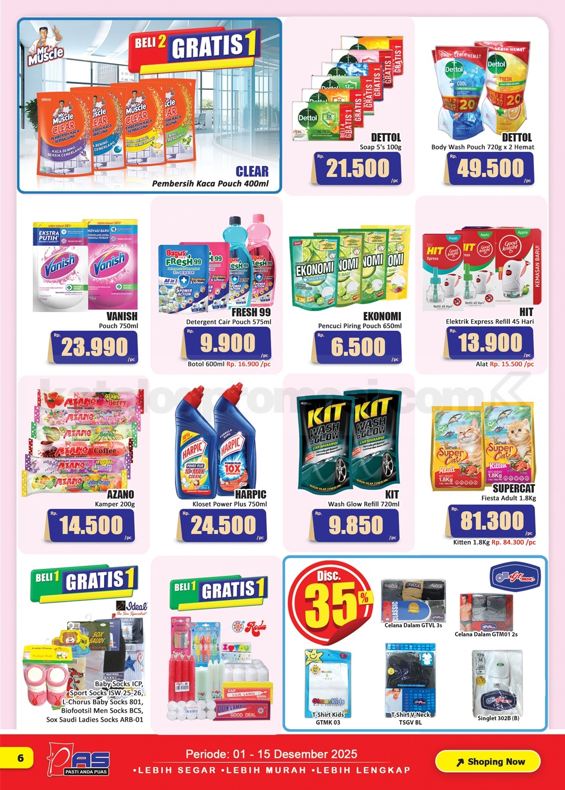 Promo Hari Hari Pasar Swalayan Katalog 01-15 Desember 2025 Promo Hari Hari Pasar Swalayan Katalog 01-15 Desember 2025 7