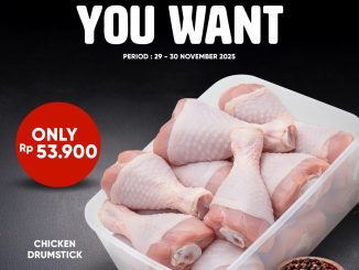 Promo HERO Grab All You Want Chicken Drumstick Rp. 53.900 berlaku 29–30 November 2025 di outlet tertentu.