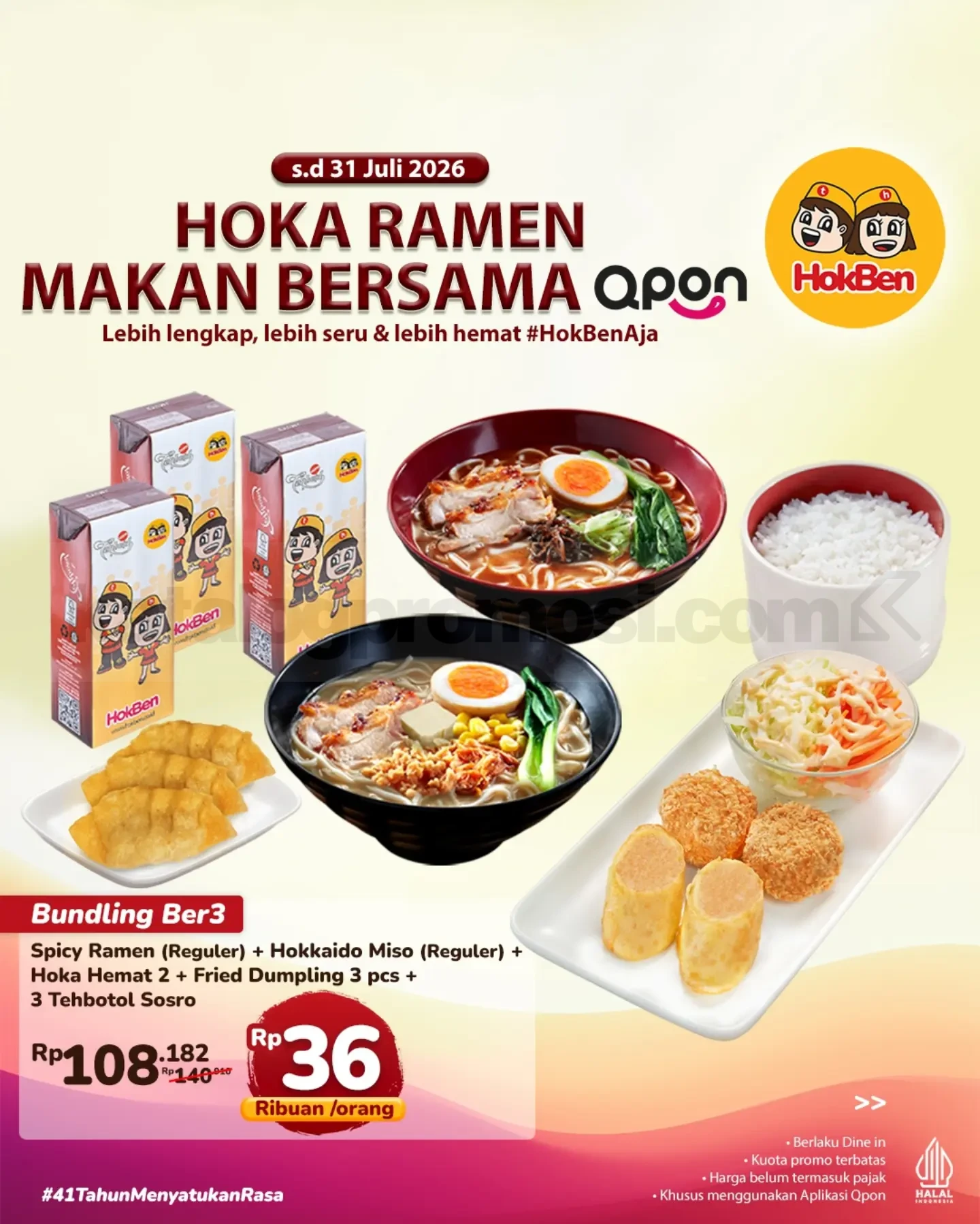 Promo HokBen Hoka Ramen Bundling Favorit Mulai Rp. 32 ribuan Promo HokBen Hoka Ramen Bundling Favorit Mulai Rp. 32 ribuan 1