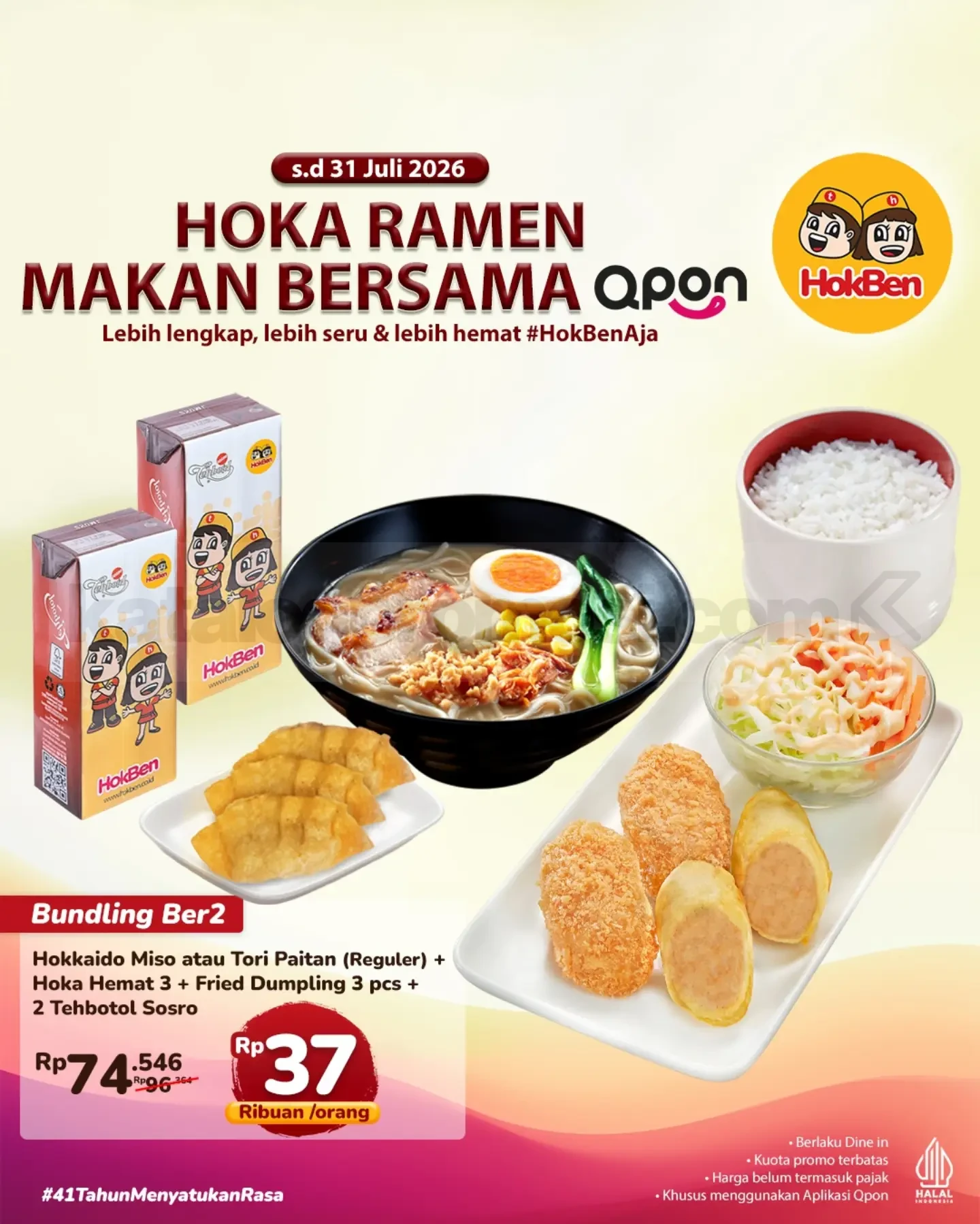 Promo HokBen Hoka Ramen Bundling Favorit Mulai Rp. 32 ribuan Promo HokBen Hoka Ramen Bundling Favorit Mulai Rp. 32 ribuan 2
