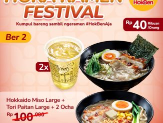 Promo HokBen Hoka Ramen Festival mulai Rp 29 ribu paket bundling ramen