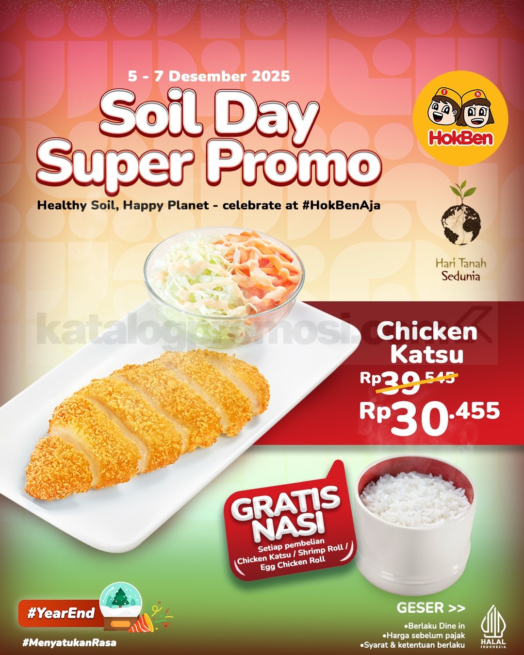 Promo HOKBEN Soil Day Super Promo GRATIS nasi Promo HOKBEN Soil Day Super Promo GRATIS nasi 1