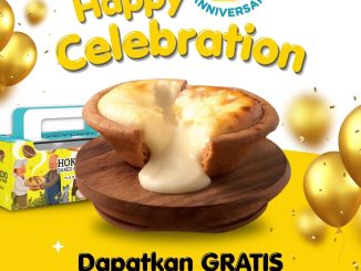 Promo Hokkaido Anniversary Gratis 1 Box Cheese Tart dengan Coin Splash Challenge hadiah cheese tart isi 6