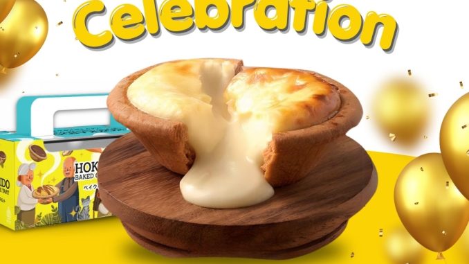 Promo Hokkaido Anniversary Gratis 1 Box Cheese Tart dengan Coin Splash Challenge hadiah cheese tart isi 6