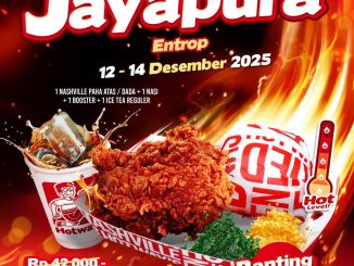 Promo Hotway's Chicken Grand Opening Banting Harga Rp.30.000, nikmati Nashville Hot Chicken lengkap paket hemat