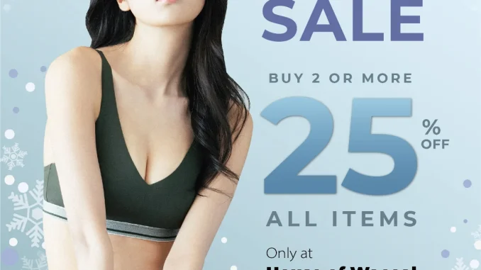 Promo House of Wacoal Year End Sale diskon 25% 1