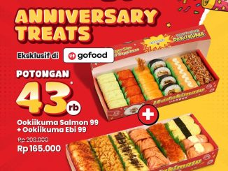 Promo Ichiban Sushi Anniversary Treats Bundling Ookiikuma Rp.43.000 via GoFood