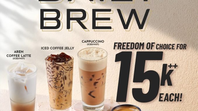 Promo Imperial Tables Daily Brew Member mulai Rp.100.000 untuk penukaran 7 cup kopi dalam 15 hari