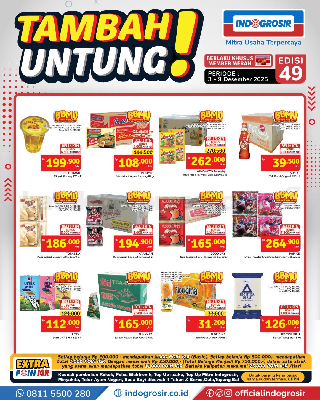 Promo Indogrosir TAMBAH UNTUNG 03-09 Desember 2025 Promo Indogrosir TAMBAH UNTUNG 03-09 Desember 2025 5
