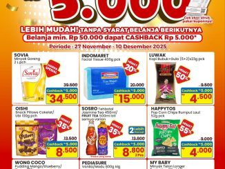 Promo Indomaret Cashback Rp. 5.000 5