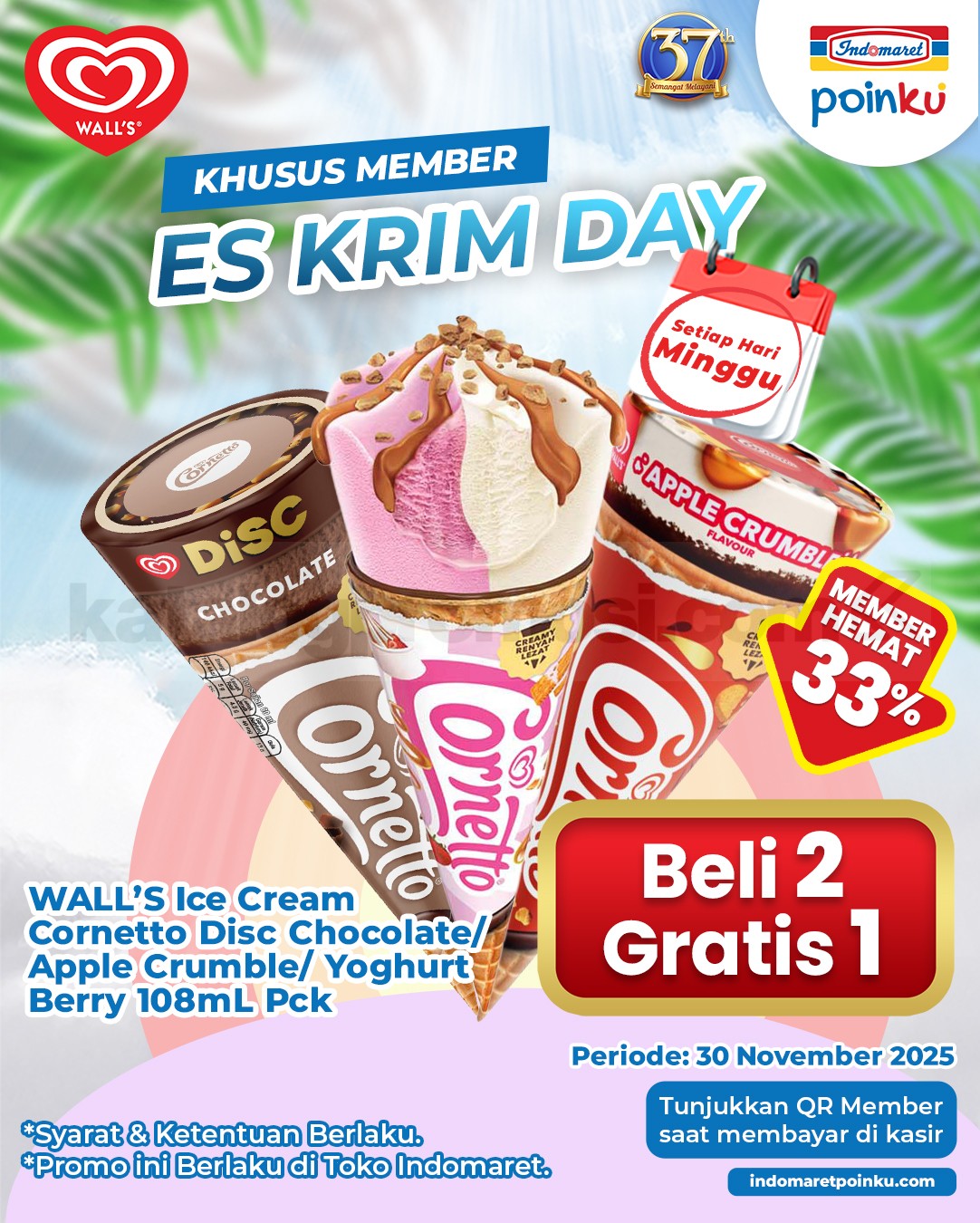 Promo Indomaret Es Krim Day beli 2 gratis 1 Promo Indomaret Es Krim Day beli 2 gratis 1 1