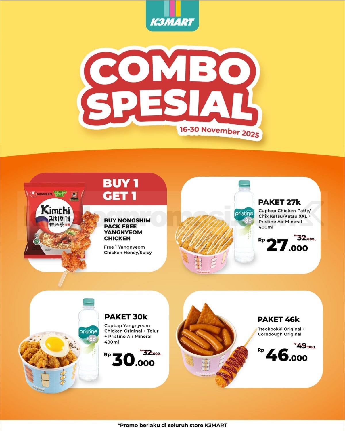 Promo K3MART Combo Special Beli 1 Gratis 1 Promo K3MART Combo Special Beli 1 Gratis 1 4