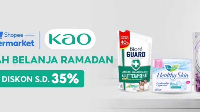 Promo Kao Berkah Belanja Ramadan diskon hingga 35% di Shopee Supermarket