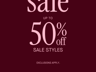 Promo Kate Spade End of Season Sale diskon hingga 50% dan tambahan 10% berlaku 26–30 November 2025 untuk pembelian online dan in-store.