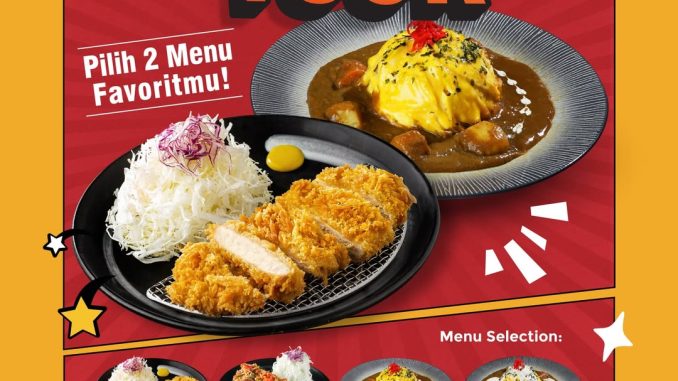 Promo Katsukita Katsuan Berdua Mulai Rp.100.000 dengan pilihan menu katsu favorit untuk dine-in