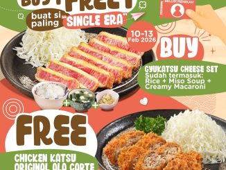 Promo Kimukatsu Jomblo Super Week Buy 1 Get 1 Free Gyukatsu Cheese Set