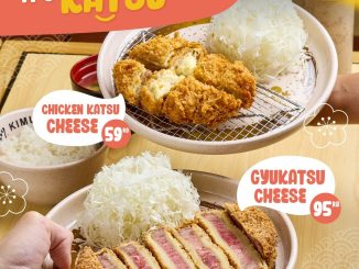 Promo Kimukatsu TGIF Katsu Time mulai Rp 59Ribu dengan menu Chicken Katsu Cheese, Gyukatsu Cheese, dan Sushi Platter