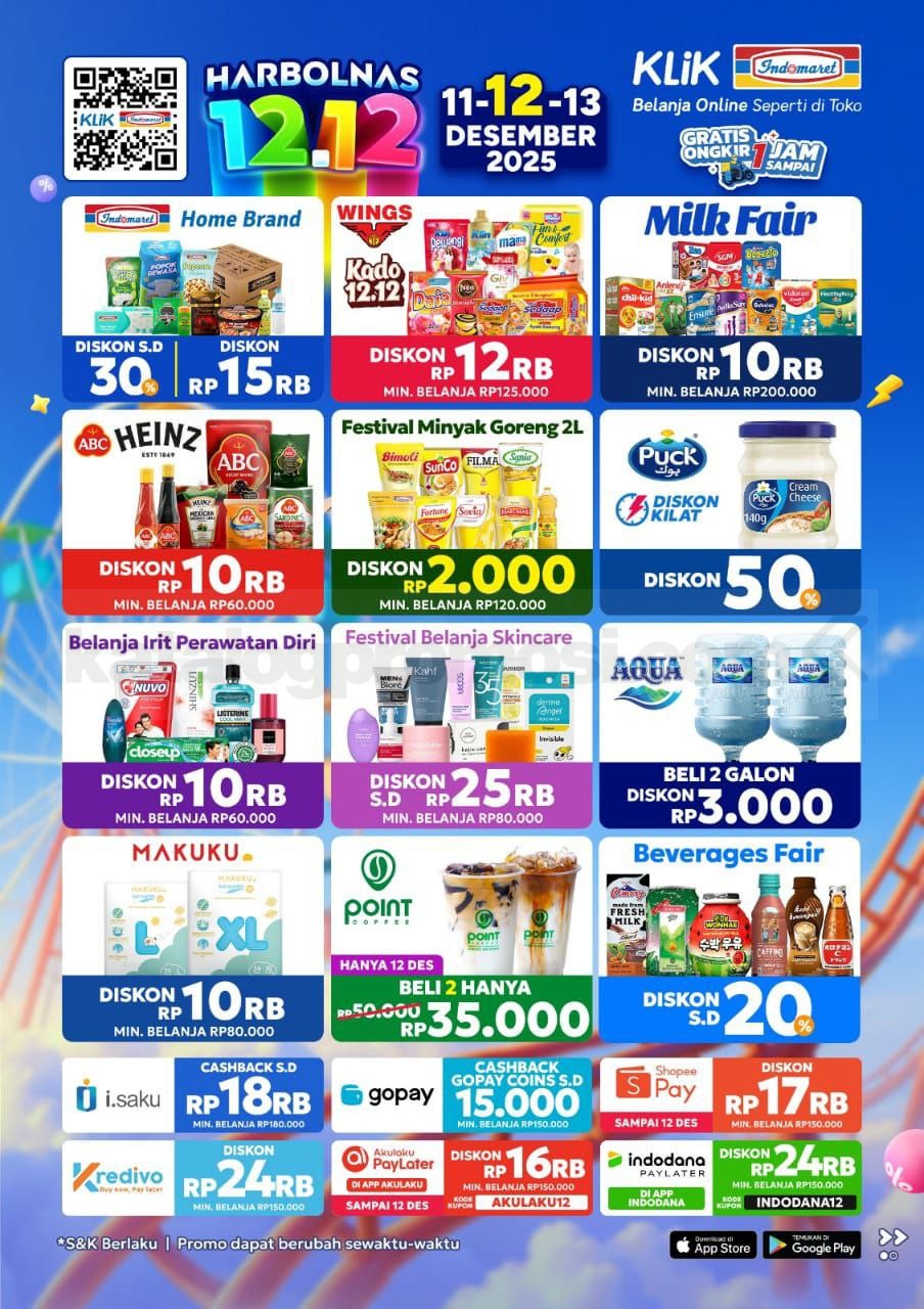 Promo Klik Indomaret 12.12 Diskon Kilat Promo Klik Indomaret 12.12 Diskon Kilat 2