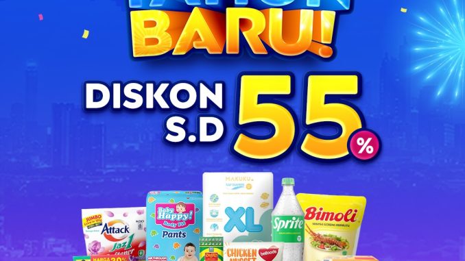 Promo Klik Indomaret Pesta Tahun Baru Diskon hingga 55% 1