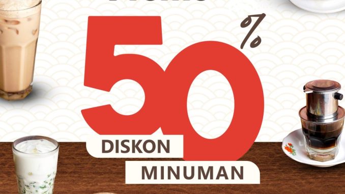 Promo Kopi Oey Opening Sabang Diskon 50% Minuman nikmati racikan kopi khas kopitiam