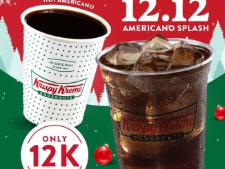 Promo Krispy Kreme 12.12 Americano Rp12.000, nikmati Hot/Iced Americano hemat hanya 12 Desember 2025.
