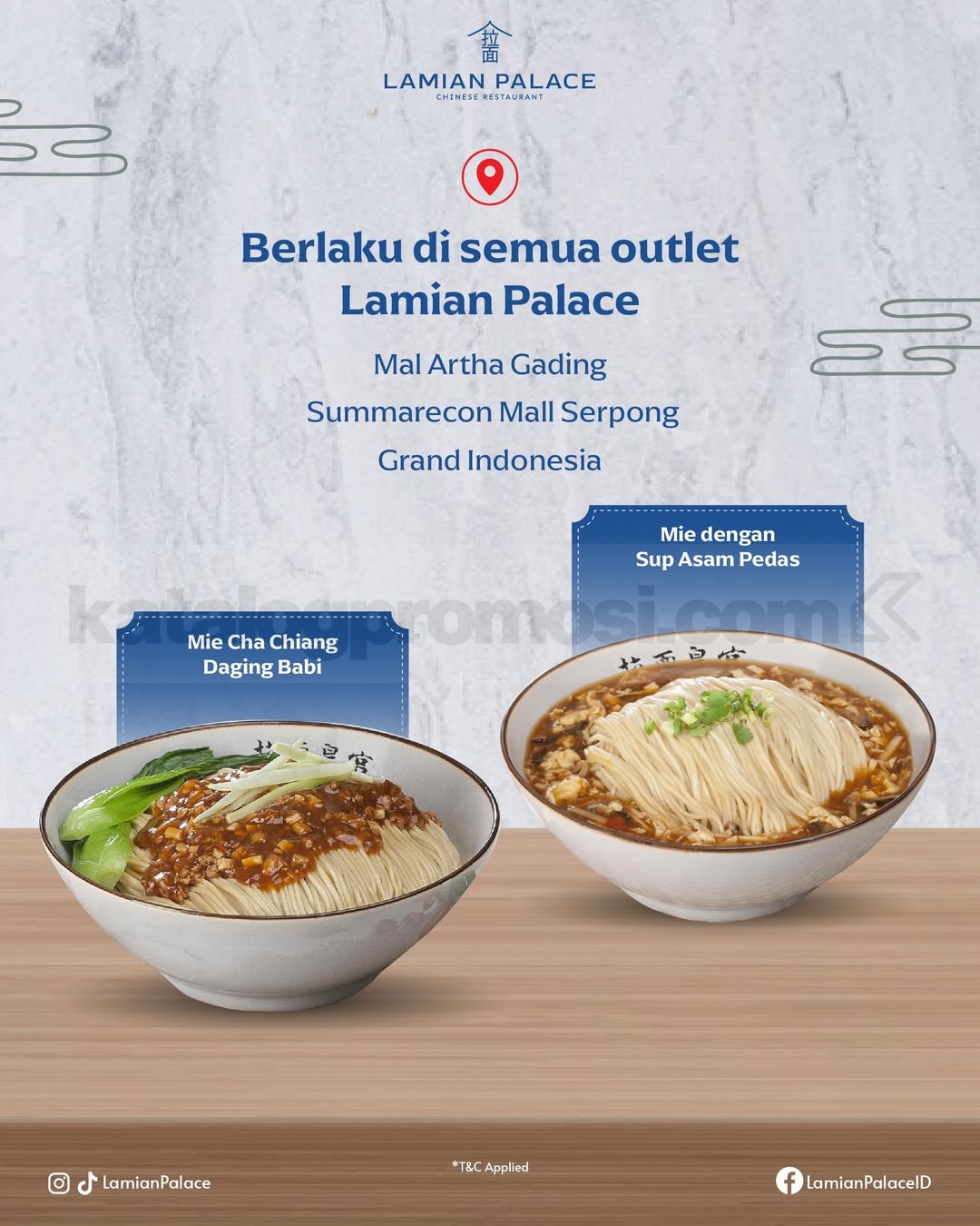 Promo Lamian Palace Lamian Day Mie Favorit Rp. 19.000 Promo Lamian Palace Lamian Day Mie Favorit Rp. 19.000 2