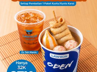 Promo Lawson Beli Paket Kyoto Gratis Es Teh Rp27.000 pada 16–30 September 2026