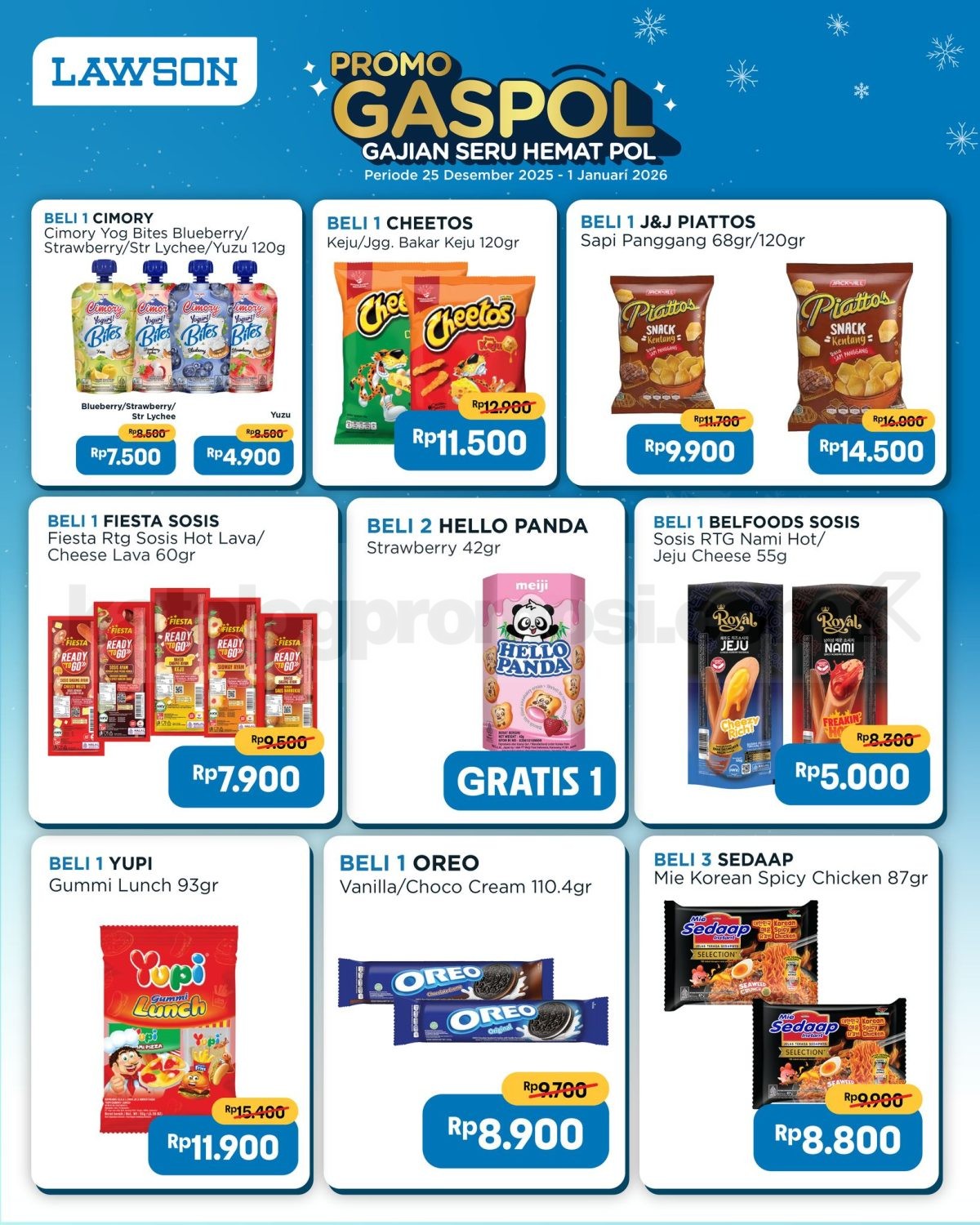 Promo Lawson Gajian Seru Hemat Pol 25 Desember 2025 - 1 Januari 2026 Promo Lawson Gajian Seru Hemat Pol 25 Desember 2025 - 1 Januari 2026 2