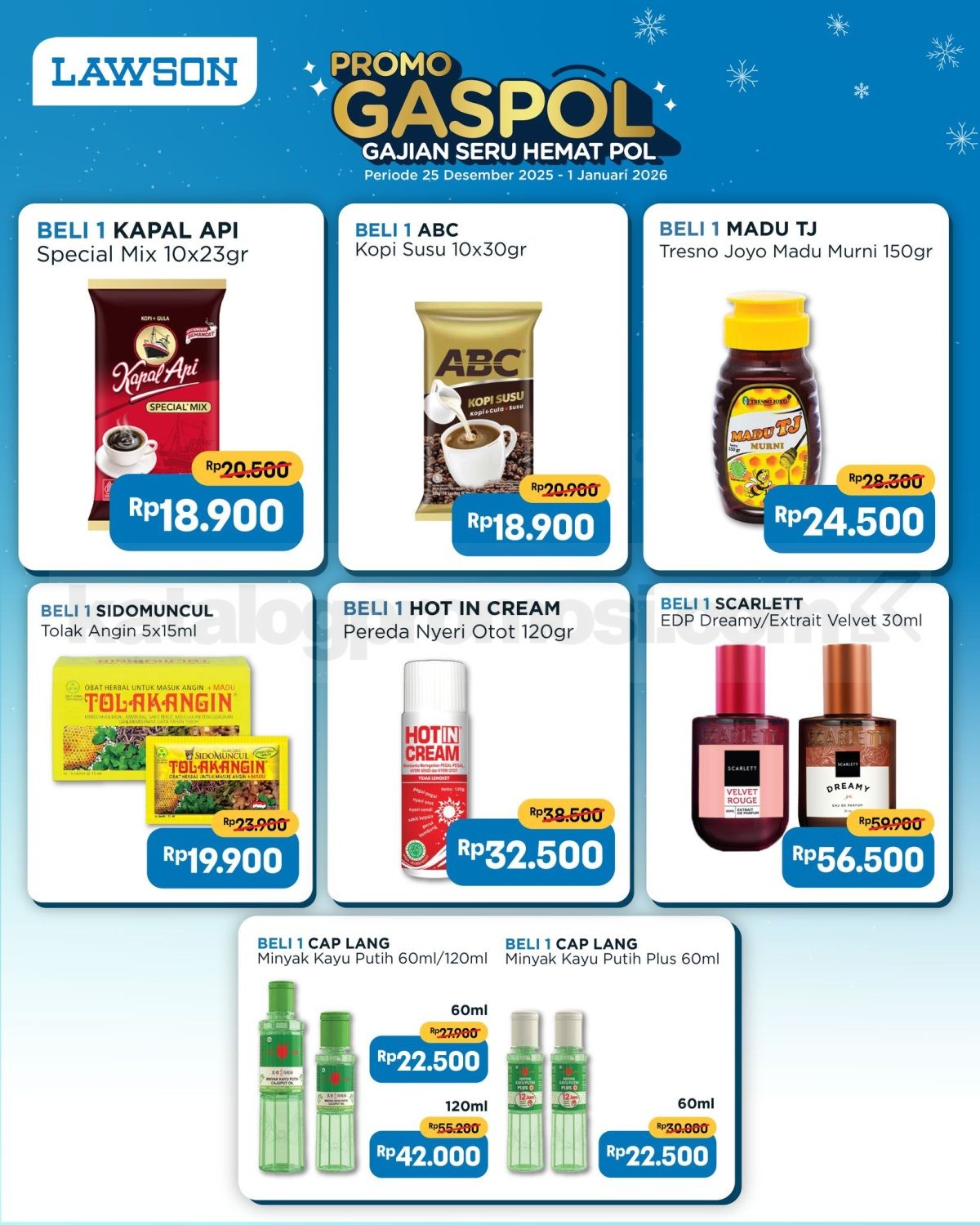 Promo Lawson Gajian Seru Hemat Pol 25 Desember 2025 - 1 Januari 2026 Promo Lawson Gajian Seru Hemat Pol 25 Desember 2025 - 1 Januari 2026 3