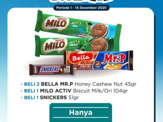 Promo Lawson Hemat Ngemil Beli 4 Produk Rp. 10.000 dengan Bella MR.P, Milo, dan Snickers