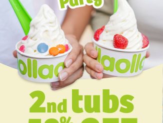 Promo llaollao Froyo Party Diskon 50% Second Tub di outlet llaollao Indonesia
