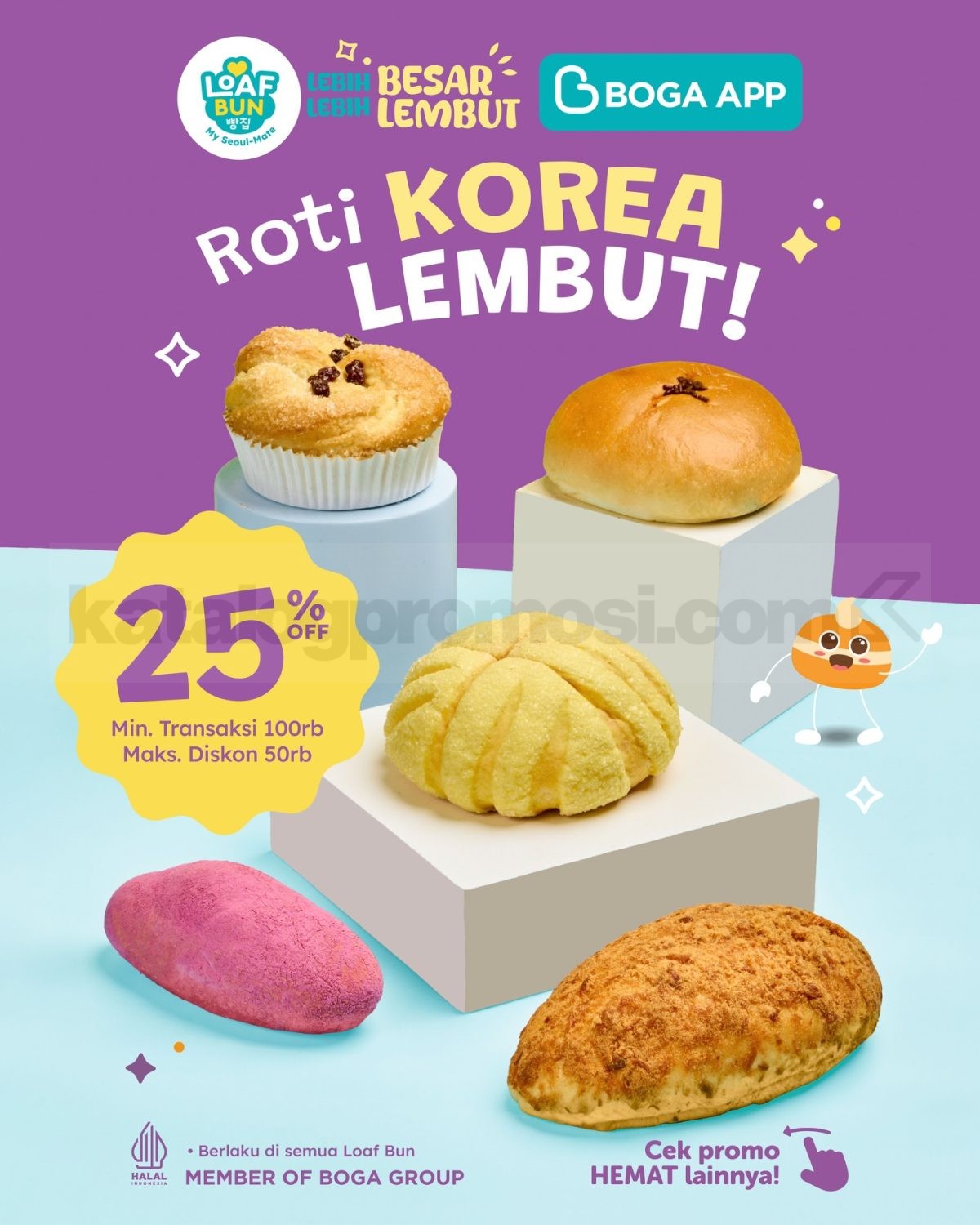 Promo Loaf Bun Delivery Akhir Tahun Diskon hingga 50% Promo Loaf Bun Delivery Akhir Tahun Diskon hingga 50% 1