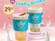 Promo Loaf Bun NEW! Loafly Drinks mulai Rp. 29.500 dengan dua varian minuman Cinnamon Citron Corn Tea dan Gingerbread Latte