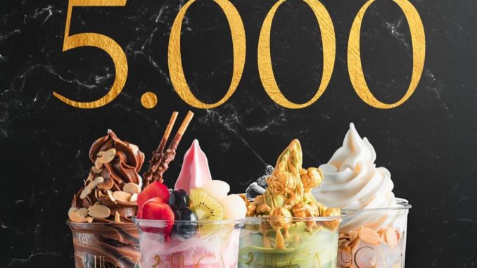 Promo Luuca Sunrise Mall Diskon Rp.5.000 untuk pembelian ice cream varian cup dengan ID Card karyawan.